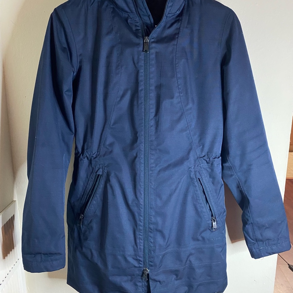 Navy northface jacket xs